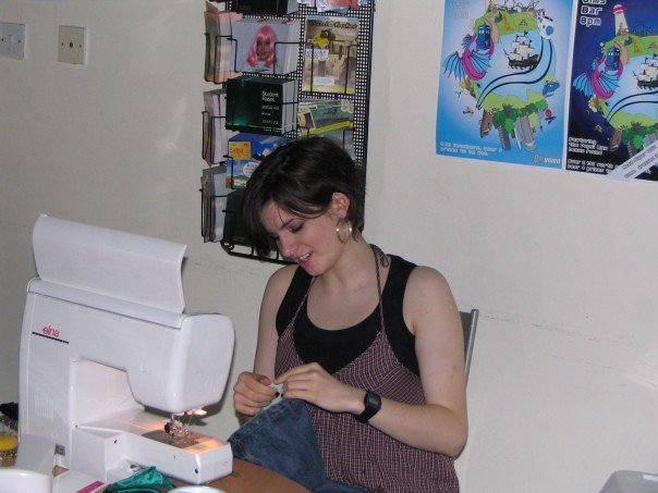 She was only the tailor's daughter, but she liked to take it up a bit